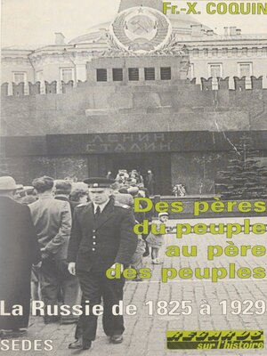 cover image of Des pères du peuple au père des peuples